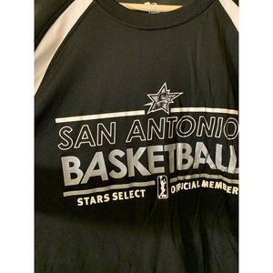 Badger‎ Sport San Antonio Basketball Stars Select Men’s Sz XL Black White Shirt
